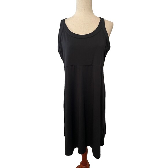 Columbia Sportswear PFG Athletic Omni-Freeze Advanced Cooling Black Tank Dress L - Picture 1 of 7